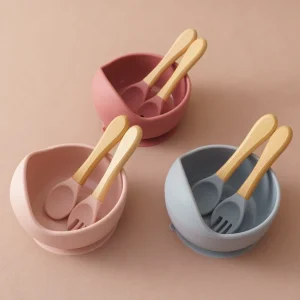 3Pcs Baby Feeding Bowl
