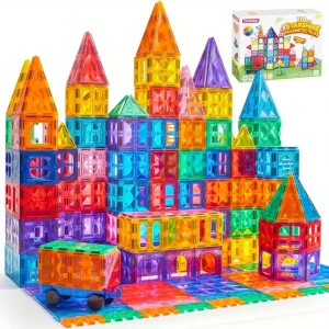 110/66/50 PCS Magnetic Building Tiles